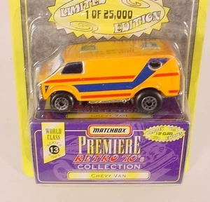MATCHBOX PREMIERE COLLECTION ORANGE CHEVY VAN MB68-C37 - Picture 1 of 2