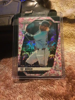 2025 Panini Prizm Tre' Morgan #45 Cherry Blossom Prizm 20/20 - Image 1 of 4