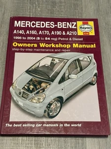 Mercedes-Benz A140, A160, A170, A190 & A210 Haynes Manual 1998 to 2004 New - Picture 1 of 3