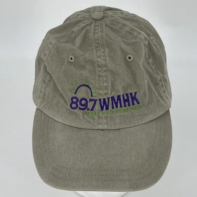Gorra de béisbol de colección Christian Radio 89,7 WMHK Adams StrapBack sin estructura usada en excelente estado Foto 1 de 4
