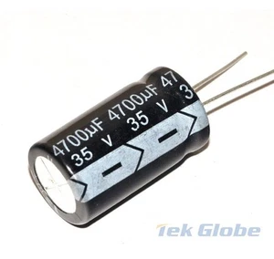 5PCS 4700UF 35V 105°C Radial Electrolytic Capacitor 18*30mm - Picture 1 of 1