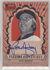 2013 Panini America's Pastime Pastime Signatures /125 Rick Monday #RM Auto