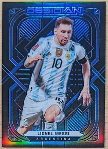 ⚽2021/22 Obsidian Soccer Lionel Messi Electric Etch Blue #19/20 Argentina SSP⚽