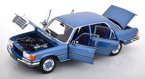 Mercedes 350 SE W116 de 1973 azul Metalizado en 1/18 de NOREV 183971 - Imagen 1 de 6