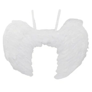 Cosplay LARP Hada Madrina Alas de Ángel LARP de Pluma Blanca - Imagen 1 de 4