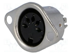 Buchse System: 180° PIN: 5 weiblich Löten gerade DIN Din: 41524 DIN-Steckverb - Bild 1 von 1