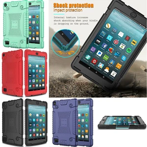 For Kindle Fire HD 8  2018 Shockproof Rugged Silicone Case Cover - Picture 1 of 18