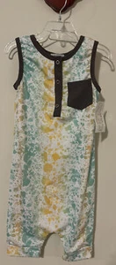 Sunshine Lane Boys 4t Tie-Dye Sleeveless Boutique One-Piece Outfit NWT! A5682 - Picture 1 of 5