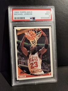 1993-94 Topps * GOLD * MICHAEL JORDAN #23 - PSA 9 Mint - Picture 1 of 3