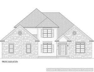 Full Set of two story 4 bedroom house plans 2,819 sq ft  - Picture 1 of 8