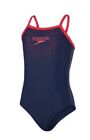Speedo Junior Gala Logo Thin-strap Muscle back Swimming Costume, Size 6 Years 