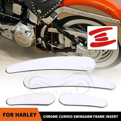 Хромированная изогнутая рама ABS Swingarm вставка для Harley Night Train Softail Springer - Изображение 1 из 4