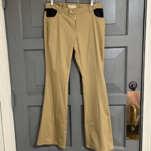 Michael Michael Kors Western Flare Faux Leather Detail Equestrian Style Sz 10 33 - Picture 1 of 5