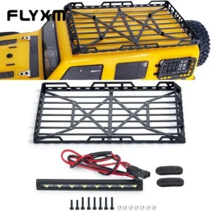 Metal Roof Rack Luggage Carrier LED Light for Axial SCX24 AXI00002 1/24 RC Cars - Picture 1 of 21