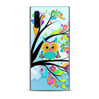 Skins Decal Wrap for Samsung Galaxy Note 10 Colorful Artistic Owl in tree