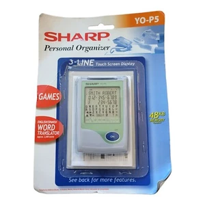 Organisateur personnel vintage SHARP YO-P5 avec traducteur espagnol anglais et jeux - Photo 1 sur 2
