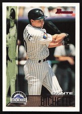 1995 Bowman #384 Dante Bichette     Colorado Rockies Card