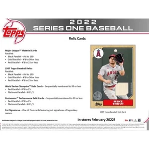 2022 Topps Series 1 Baseball Hanger Pack 8ct FACTORY sealed NEW 22TOB1-HP - Picture 1 of 1