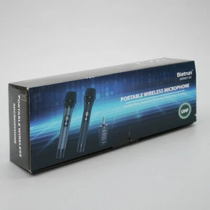 Bietrun 2 microfoni UHF wireless doppio palmare doppio canale - WXM21-02 - Foto 1 di 10