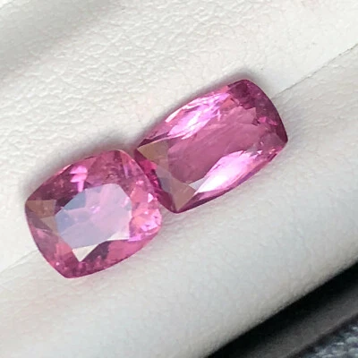 2.75 CT Natural Cut Hot Pink Color Tourmaline Loose Gemstone From Afghanistan  - Image 1 of 4
