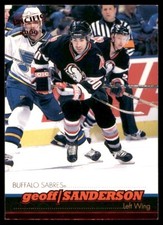 1999-00 Pacific Red Geoff Sanderson #44 Buffalo Sabres