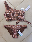 NEW Seafolly Bikini AU 10/US 6 Island in the Sun One Shoulder Top & Hipster Pant