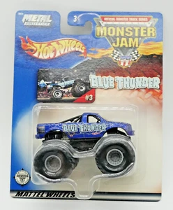Hot Wheels Monster Jam Blue Thunder #3 2002 1:64 Scale - Picture 1 of 5