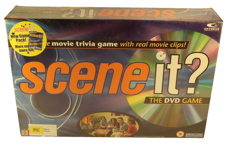 NEW Scene It? DVD Boardgame Game Movie Film Trivia 2003 Celebrity Mattel Sealed - Image 1 of 4