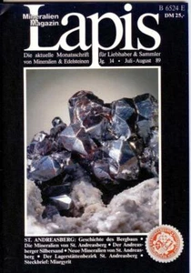 Mineralien Lapis Heft 07/08 Jul 1989 St. ANDREASBERG Harz Silber Erz Bergbau ! - Bild 1 von 1