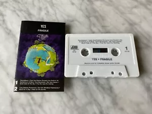Yes Fragile CASSETTE Tape Atlantic CS 19132 Jon Anderson, Chris Squire RARE! OOP - Picture 1 of 3