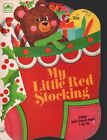 My Little Red Stocking Color Count 1 to 10 Golden 1982 Coloring Book 010720AME2