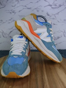 Scarpe da corsa basse New Balance 5740 V1 blu Oyster Tan sneaker W5740PG1 donna taglia 8 - Foto 1 di 24