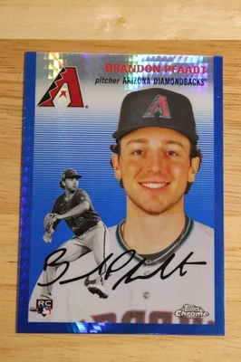 2023 Topps Chrome Platinum Anniversary Blue Prism Refractor #261 Brandon Pfaadt - Image 1 of 2