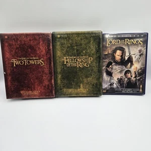 The Lord of the Rings Complete Trilogy 2 BOXED 1 Widescreen DVD Lot - Picture 1 of 6