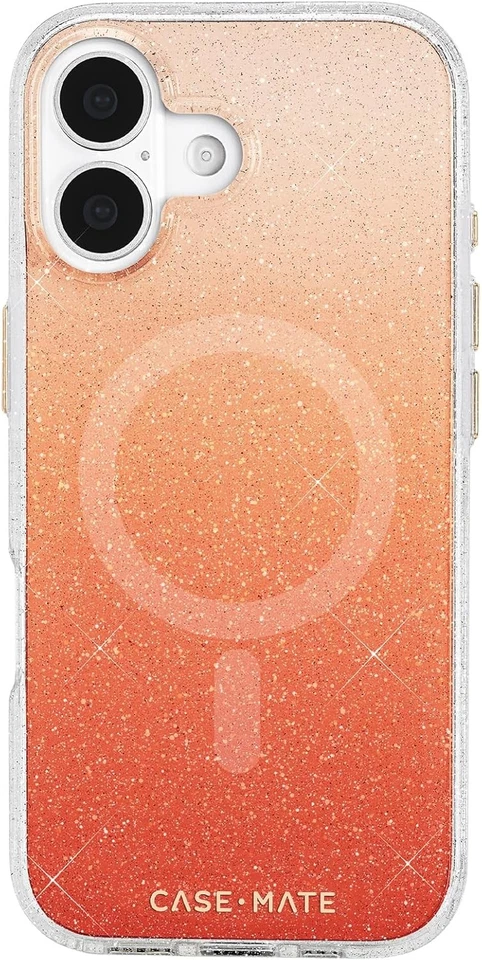 Funda Case-Mate iPhone 17 [Compatible con MagSafe] - Naranja Brillante Ombre  Foto 1 de 4