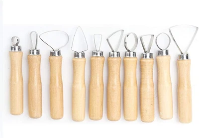 Scultura in Terracotta, 10 Pezzi Strumenti per Scolpire Intagliatori Polimerici  - Immagine 1 di 4