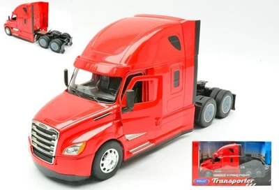 MODELLINO CAMION STATICO WELLY FREIGHTLINER CASCADIA ROSSO MODELLISMO SCALA 1:32 - Immagine 1 di 4