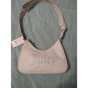 Juicy Couture Rhinestone Logo Purse/Bag Blingy,Y2k Hobo - Picture 1 of 16