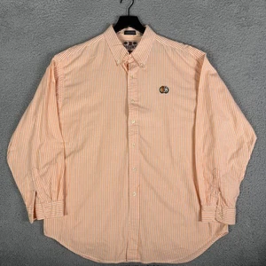 Vintage Tennessee Vols Oxford Shirt Men's XL Football Button Up 90's Stripe - Picture 1 of 7