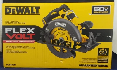 DEWALT DCS578B FLEXVOLT 60V Brushless  7-1/4in  Circular Saw Tool Only BRAND NEW - Image 1 of 4