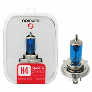 Nomura Bulbs - Xenon Quartz Platinum H4 55W White 1Pc 5200 Kelvin - Picture 1 of 3
