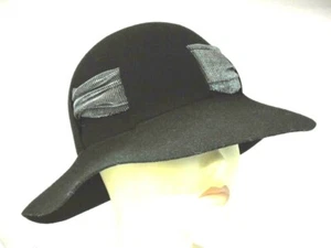 CAPPELLO IN FELTRO TESA MEDIA CON INSERTI LUREX - Picture 1 of 1