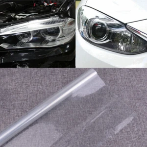 Transparent Tint Film Trim Wrap Car Headlight DRL Taillight Len Protective Decal - Foto 1 di 8