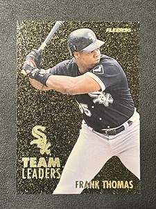 1995 Fleer Team Leaders #4 Frank Thomas And Jack McDowell Chicago White Sox HOF