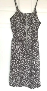 Excellent Condition Divided At H&m Black Print Dress Size 8 - Picture 1 of 2