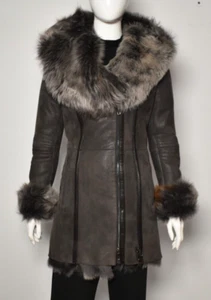 Luxus Design Damen Lammfellmantel Toskana Fell Gr.34 - Bild 1 von 6