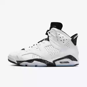 New Nike Air Jordan 6 Retro Shoes - White/ Black (CT8529-112) - Picture 1 of 8