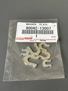 Toyota 90213-06013 Genuine Drum Brake Shoe C Clip -Washer 6Set Size S. M. L. - Picture 1 of 3