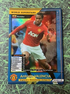 Panini WCCF 2011-12 Antonio Valencia Manchester United Refractor card England - Picture 1 of 2