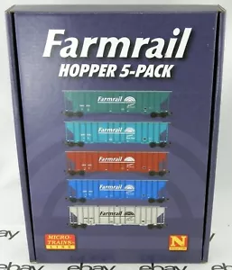 Tramogge coperte scala N Farmrail confezione da 5 auto runner - MTL #99302140 - Foto 1 di 7